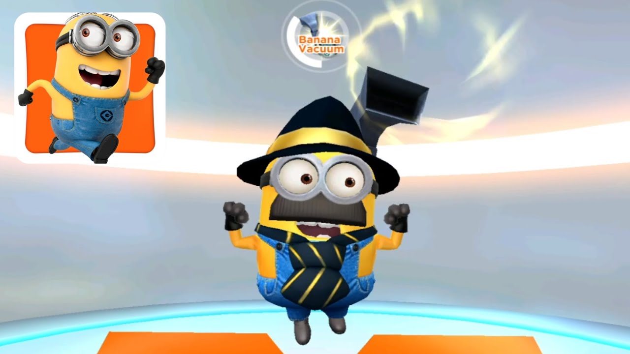 Minion Rush Dave Minion Jump over obstacles at Vector's Fortress