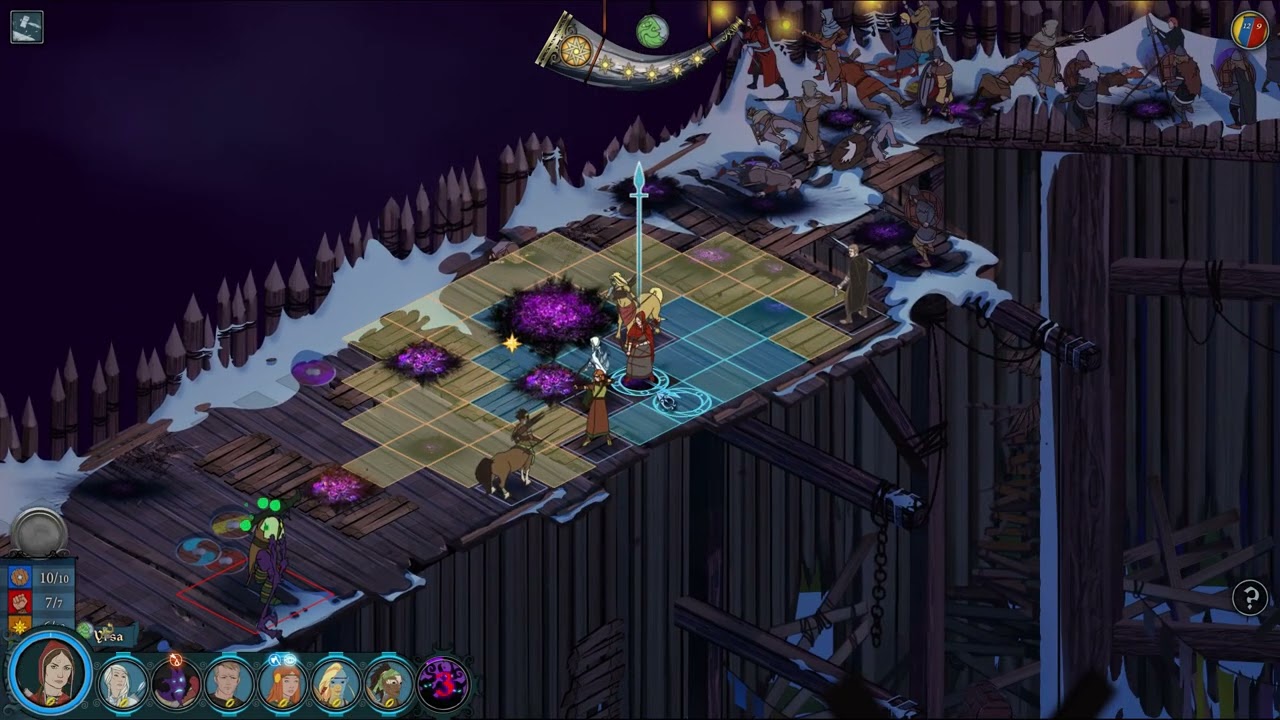 Banner Saga 3 - Chapter 21 (6/13) - Back to Arberrang 2 - Hold the Wall (Hard, No Injured)