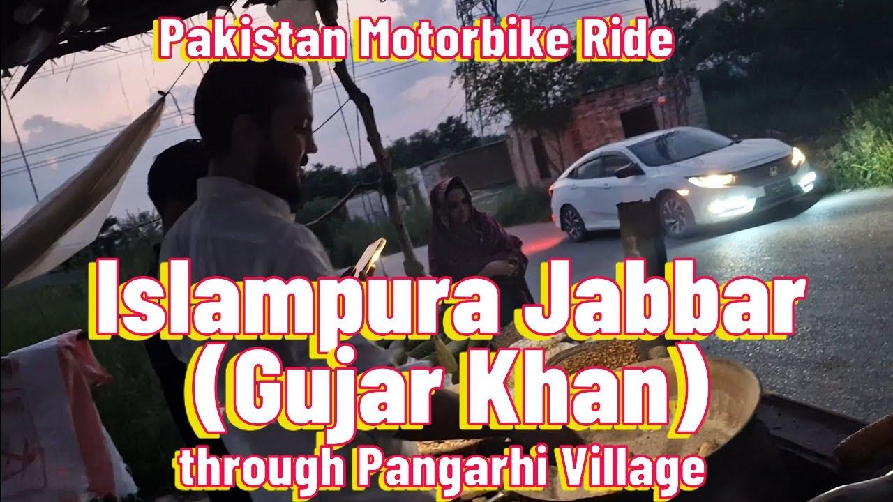 Pakistan Motorbike Ride - Islampura Jabbar (Gujar Khan) through Pangarhi Village 🇵🇰