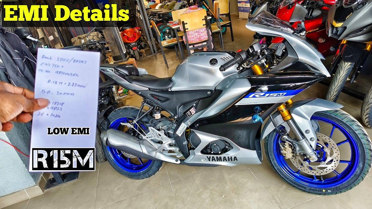 Yamaha R15 M E20 New 2024 Model Bike Price | 💰 Loan Details🔥EMI | Finance Detail | Down payment