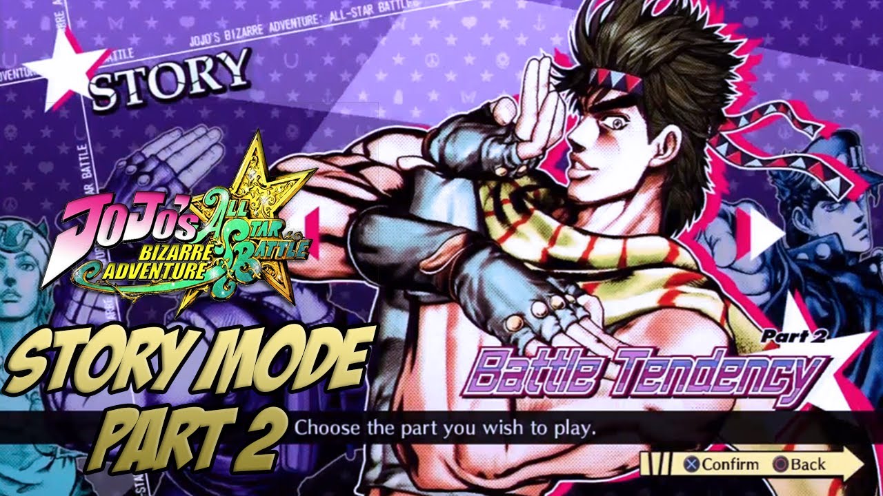 JoJo's Bizarre Adventure: All Star Battle - STORY MODE [English Subtitles] ~ Part 2: Battle Tendency