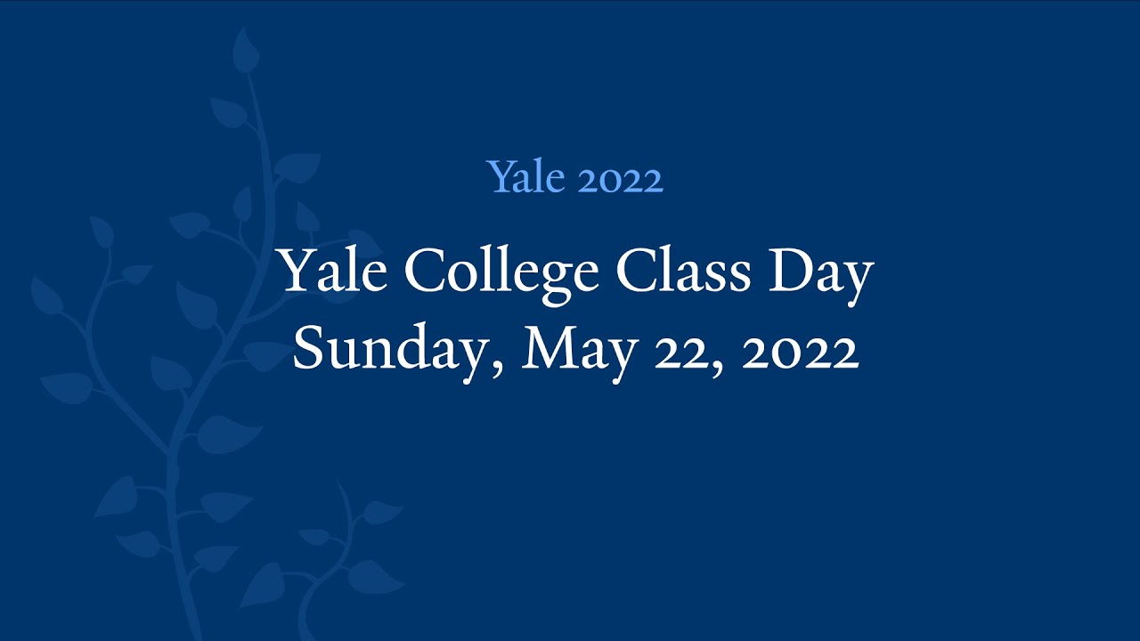Yale College Class Day Exercises