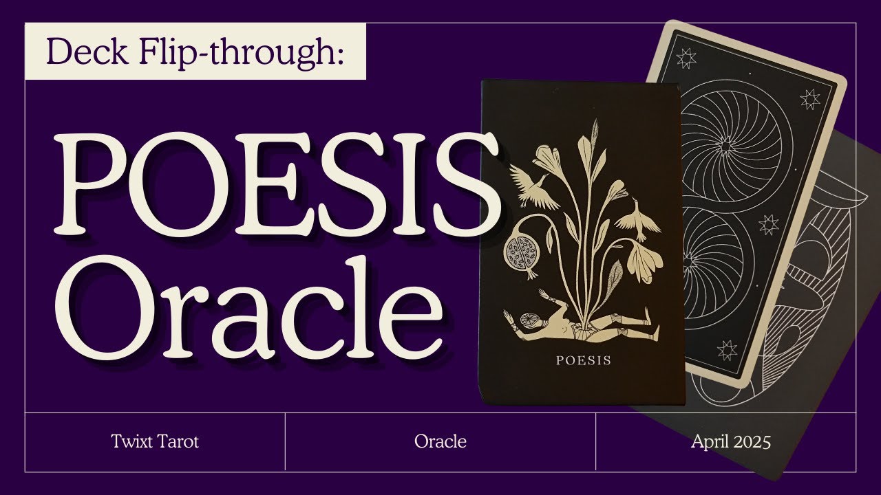 POESIS ORACLE | 4K Deck Flip-through | Twixt Tarot
