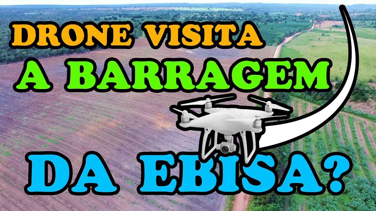 Drone filma Barragem da EBISA em Bonito Bahia