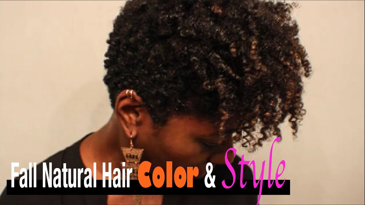 Natural Hair| Fall Color & Style| BEAUTYCUTRIGHT