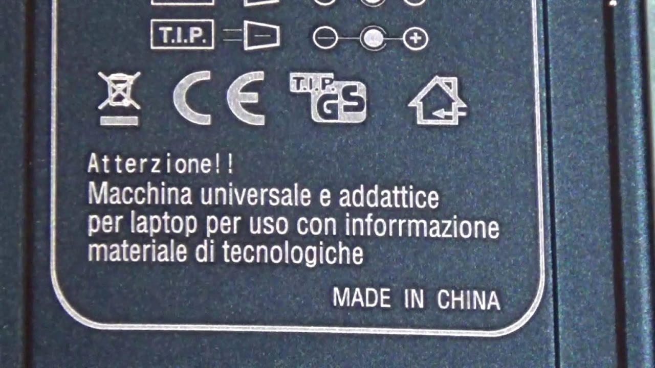 ET08 - Fake CE marking: Cheap Laptop Switch Mode Power Supply