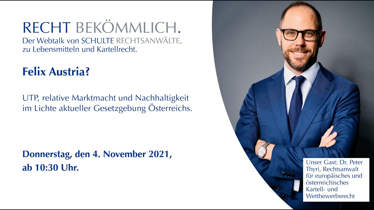 RECHT BEKÖMMLICH. Folge 7 • SCHULTE RECHTSANWÄLTE.