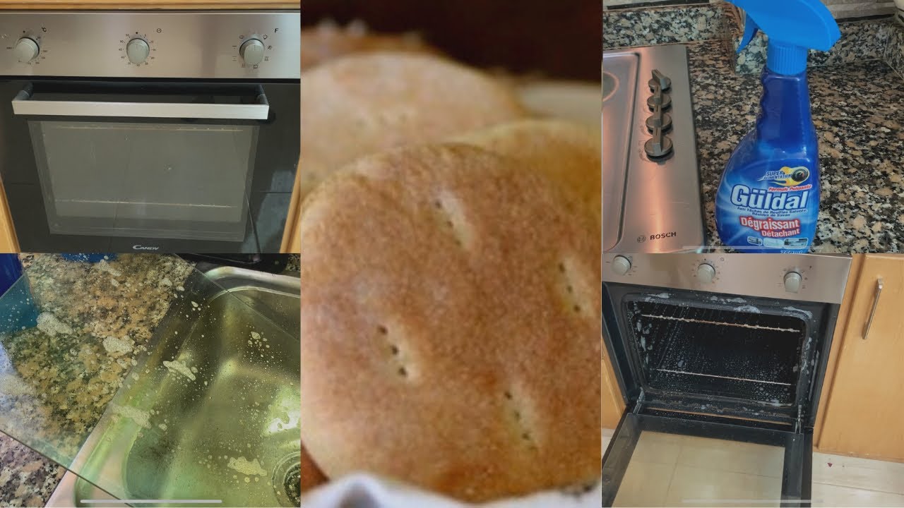 تنظيف عميق للفرن الكهربائي Candy +كيفاش كنطيب فيه الخبز 🥖
