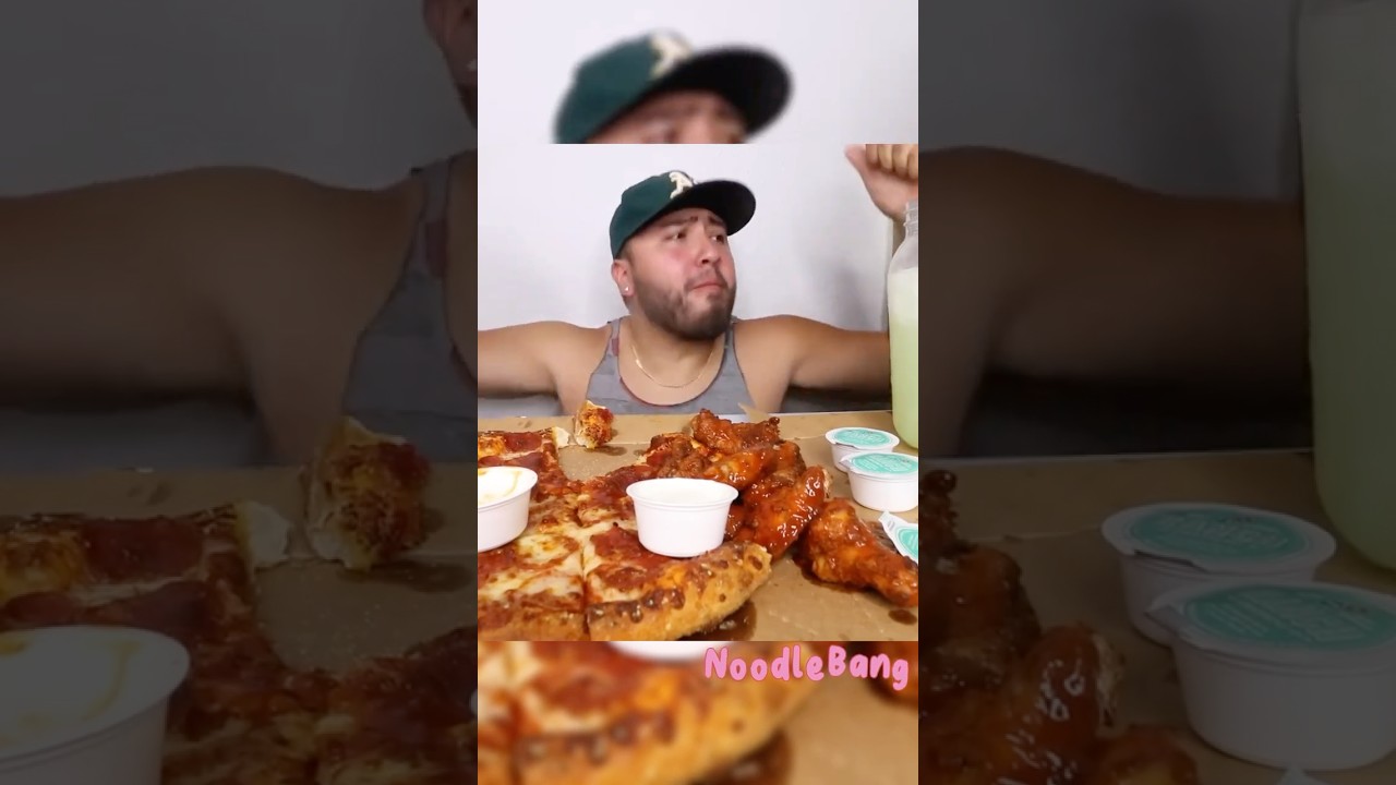 asmr Mukbanger vs. SPICIEST WING 🔥🌶️🥵 *GONE WRONG* #mukbangbigbites #eating #eatingsounds#fail