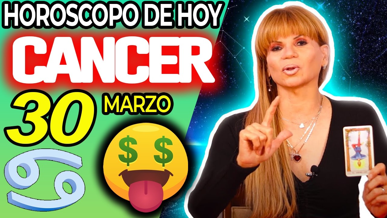 C&Aacute;NCER ♋🤑TU &Eacute;XITO LOS HAR&Aacute; CALLAR🤐SER&Aacute;S MILLONARIO💰 Hor&oacute;scopo De Hoy 30 De Marzo 2026 | Mhoni