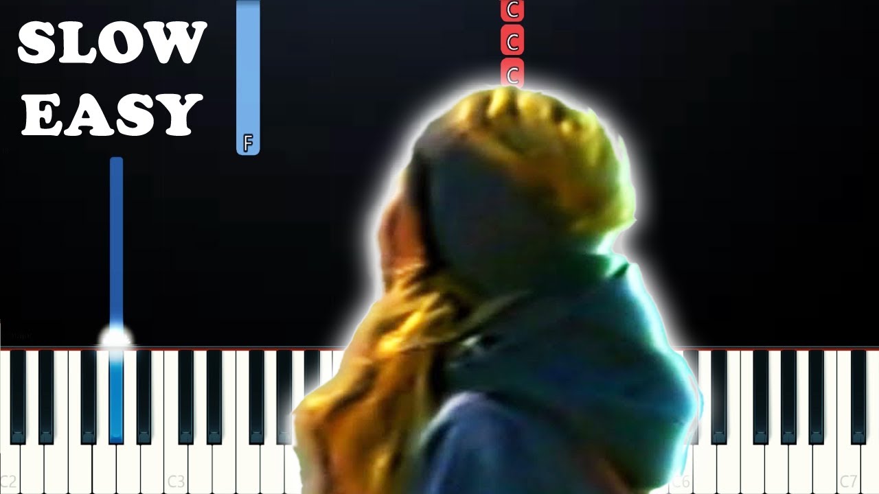 Dorian Concept - Hide (EASY SLOW PIANO TUTORIAL)