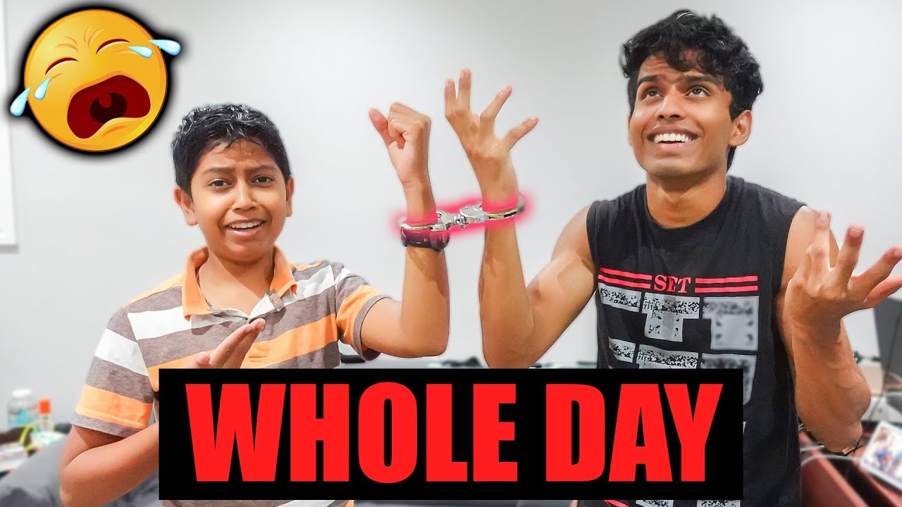 HAND-CUFFED CHALLENGE WITH BROTHER 😜 | It was PAIN FULL 😿 | VelBros Tamil