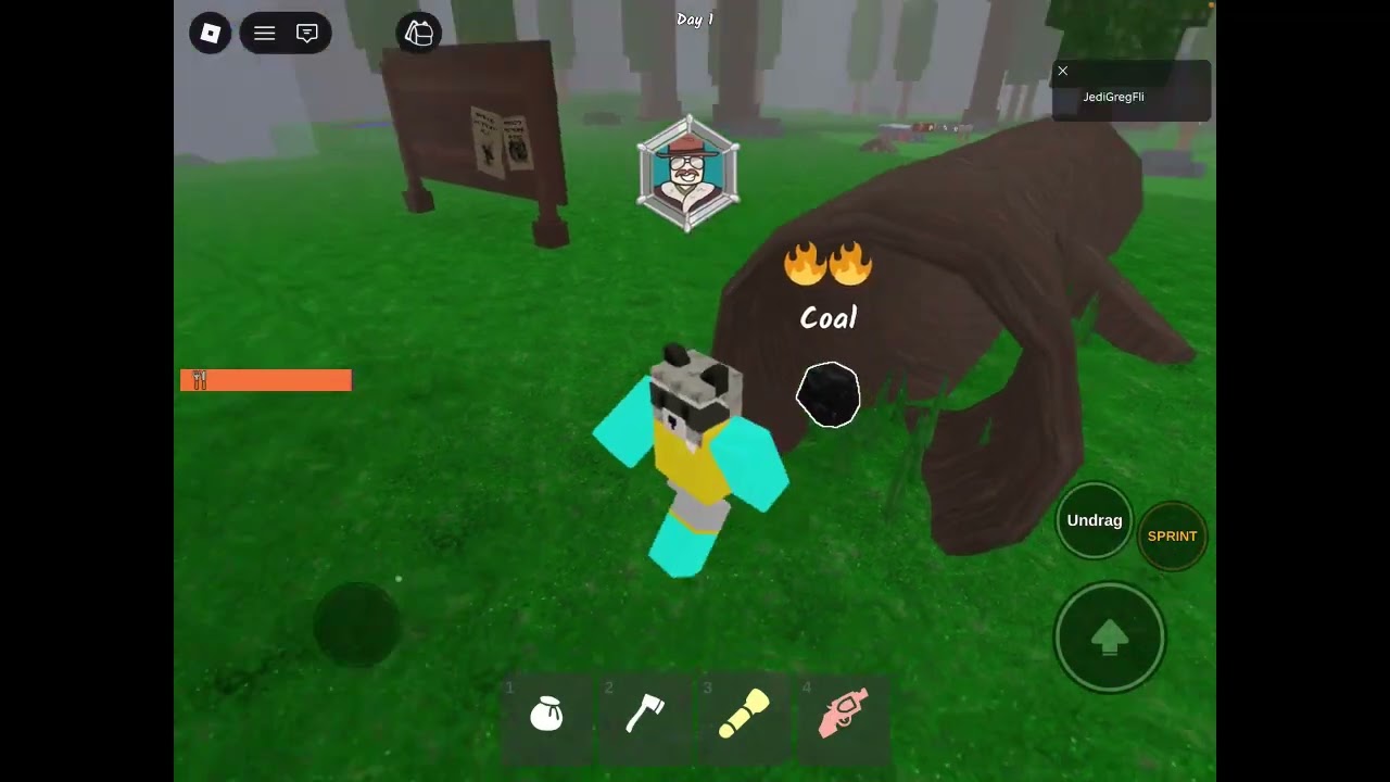 Roblox | I am playing 99 nights in the forest
