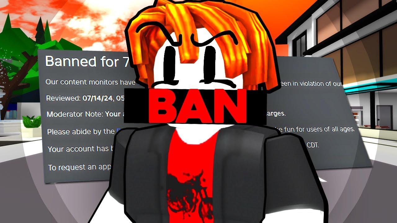 Eu Fui Banido do Roblox 🤬 (Não é Mentira)
