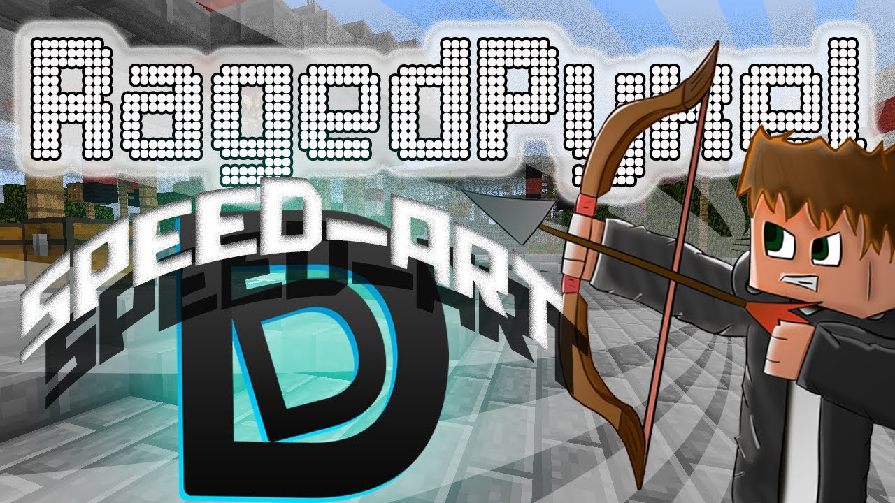 Minecraft Thumbnail Speed Art- RagedPyxel