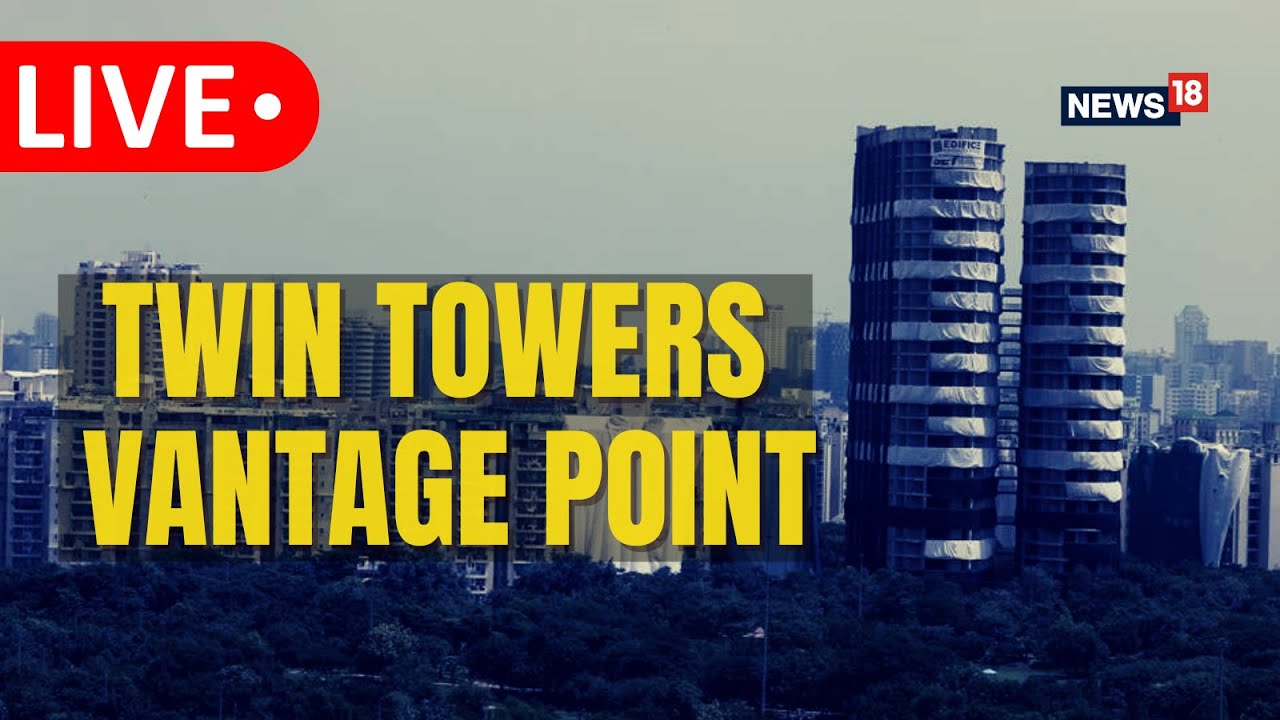 Demolition of Twin Tower LIVE | Twin Tower Noida Demolition | Twin Tower News Noida | English News