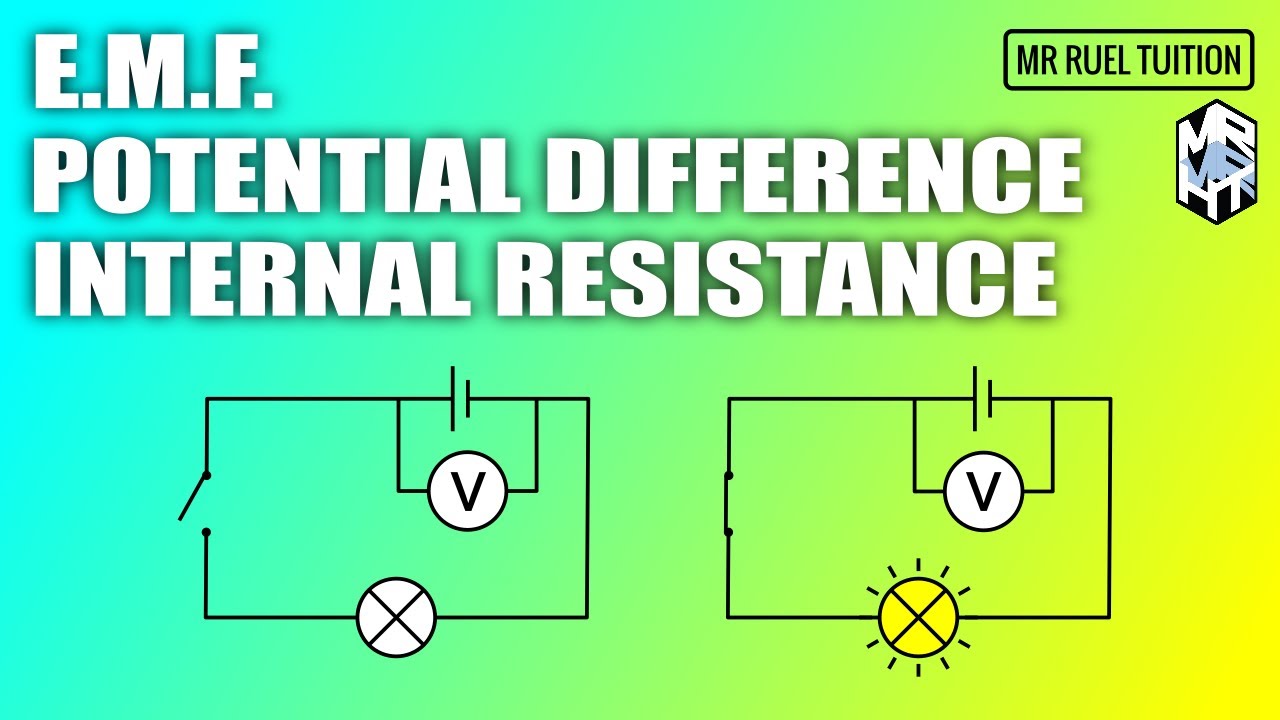 E.m.f. vs Potential Difference & Internal Resistance
