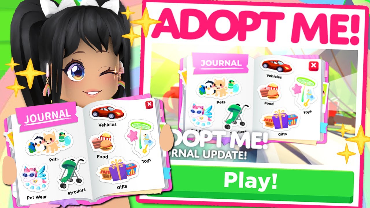 *IT'S HERE!* 📓 JOURNAL UPDATE 📗 in ADOPT ME (roblox)