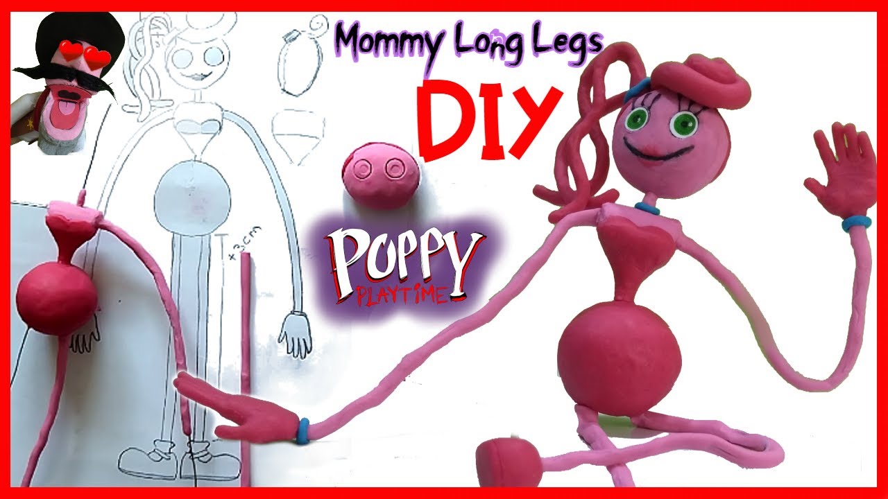 Como hacer  Mommy long legs plastilina poppy playtime