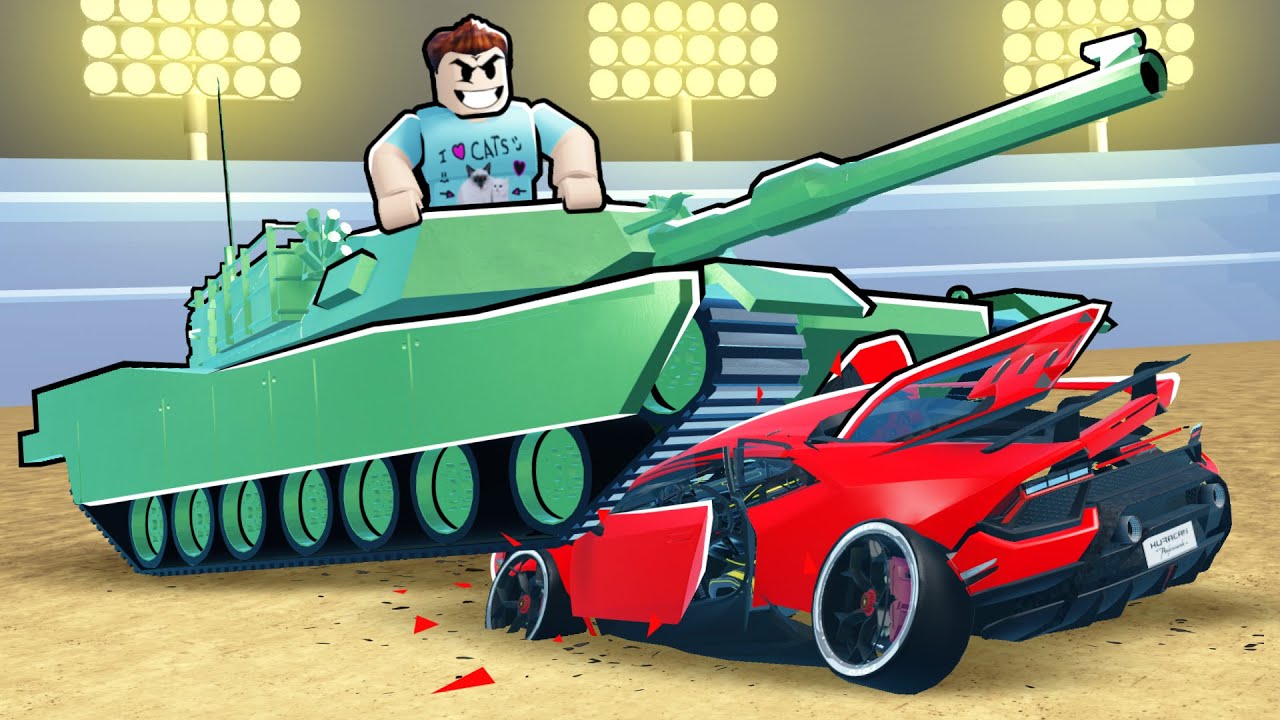 Roblox Car Crushers but I'm OVERPOWERED