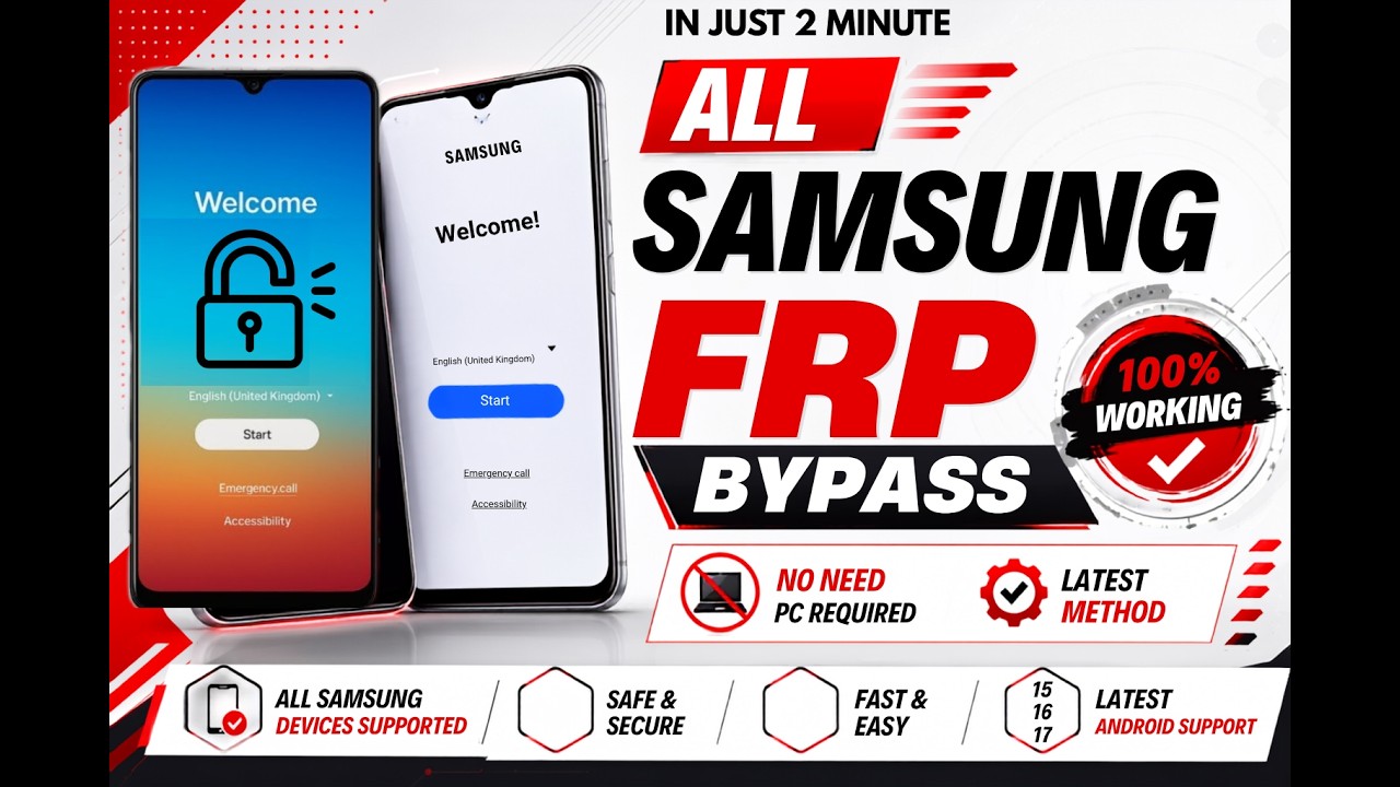 🔥 Bye-Bye Samsung FRP Bypass | Android 13-14-15-16 | Skip Google Lock | No PC | New Trick 2026 FAST!