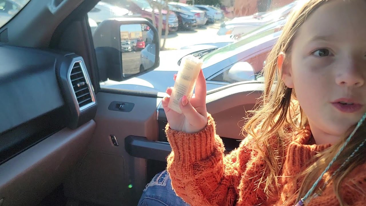 We got free makeup dumpster diving then we bought some. Fun shopping trip!!