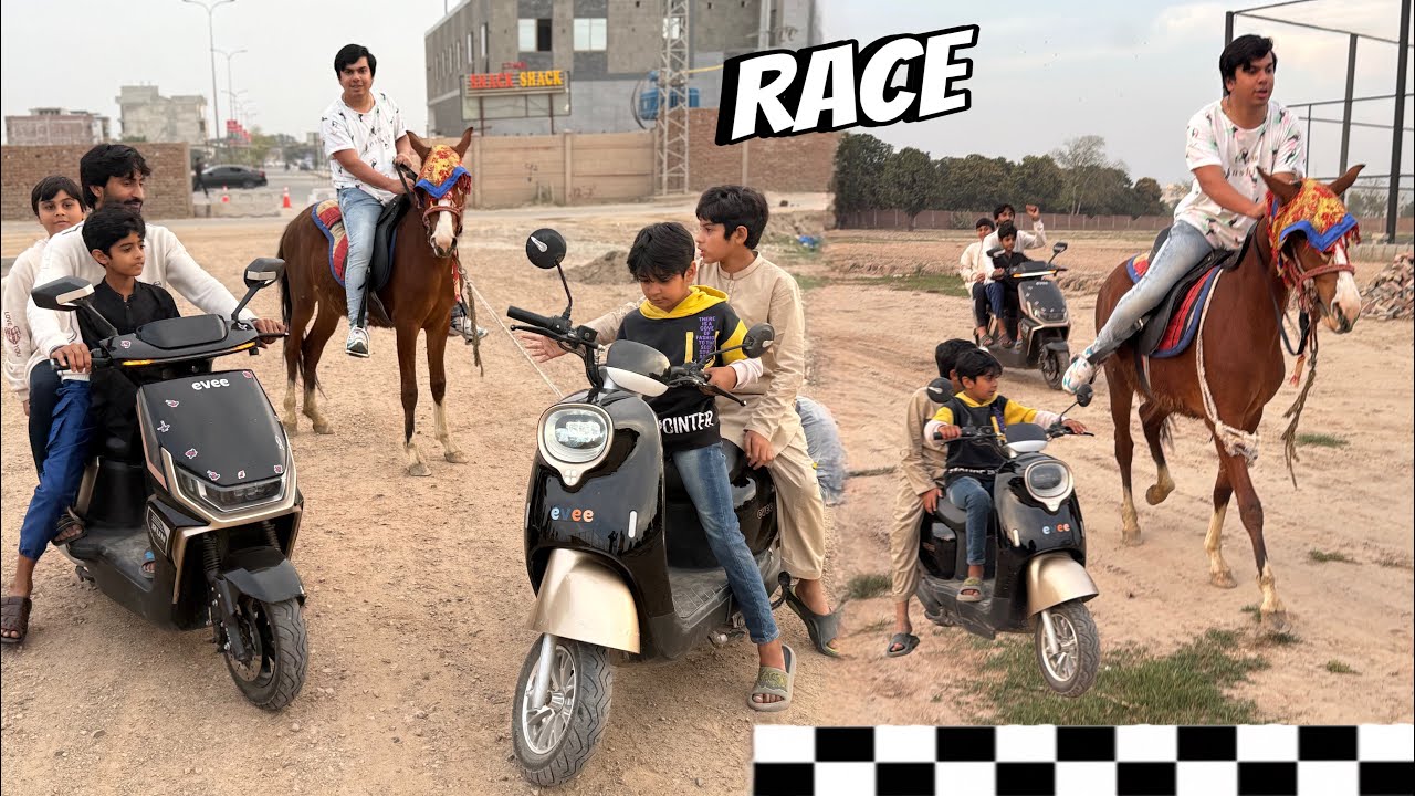 Dolly or Scooty Ki Race Lagwa Di 😮