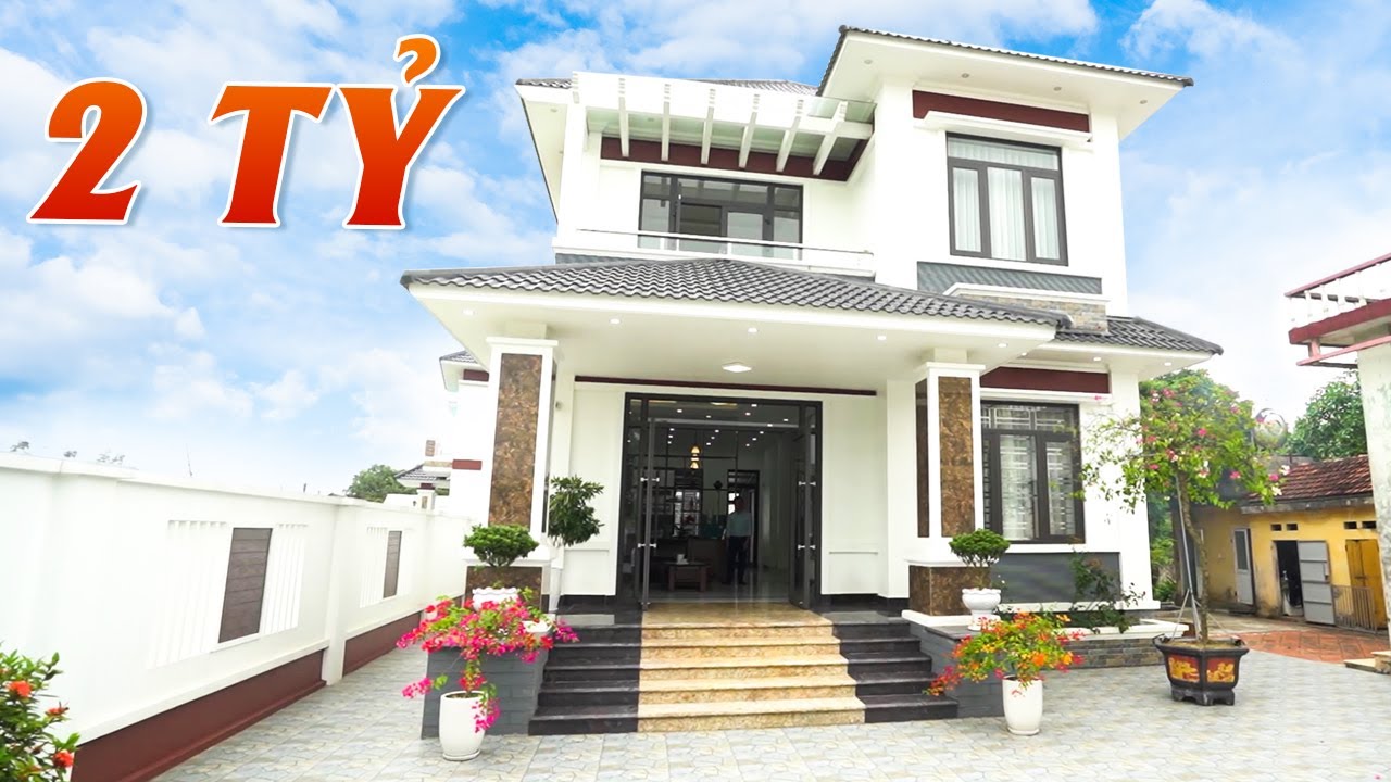 Vẻ Đẹp Luxury Của Mẫu Biệt Thự 2 Tầng Mái Nhật Giá 2 Tỷ CỰC CHẤT Tại Cẩm Giàng, Hải Dương