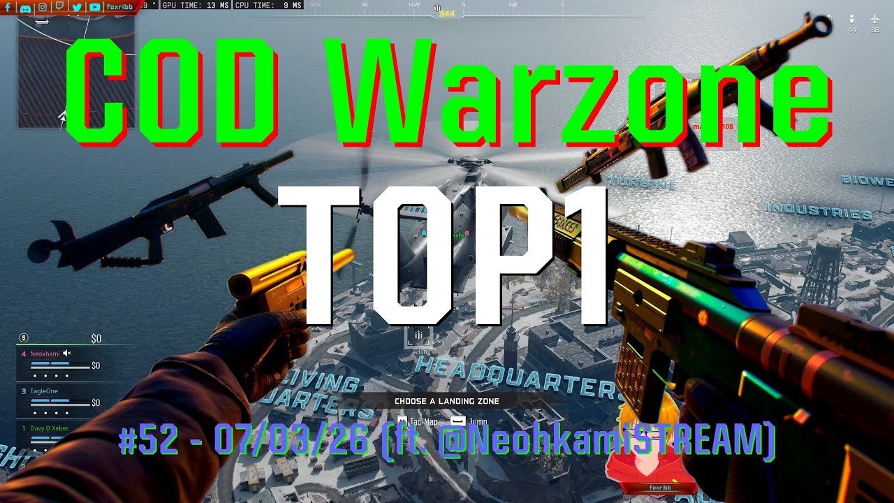 COD Warzone TOP1 - 52 [4K] - Session of 07/03/26 (ft. @NeohkamiSTREAM)