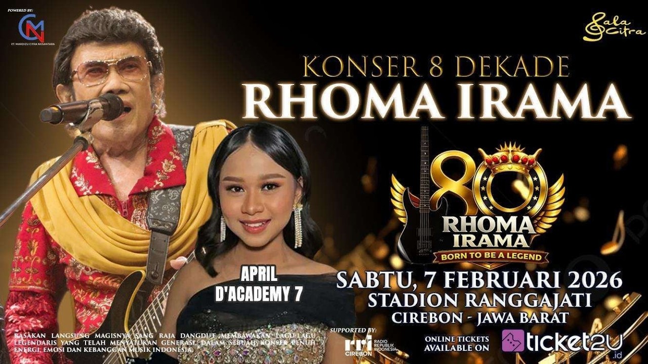 LIVE ‼️ MERDU DAN SEDIH APRIL DA7 NYANYIKAN LAGU ANAK MALANG PADA KONSER 8 DEKADE RHOMA IRAMA