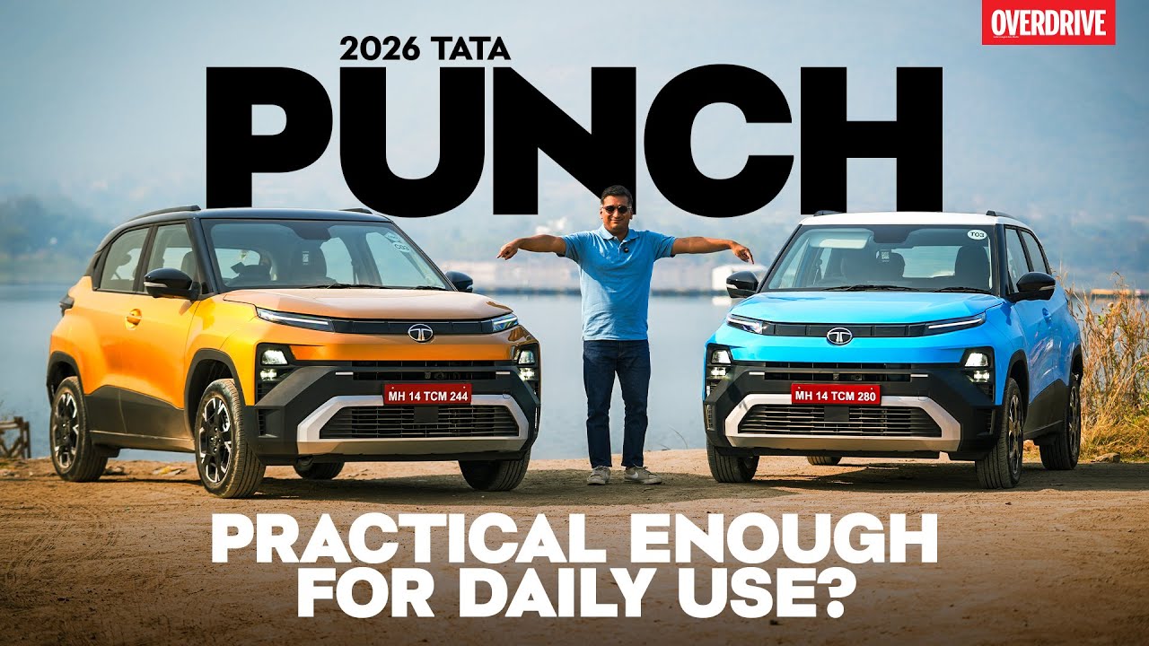 2026 Tata Punch Facelift Review - New Turbo-petrol, CNG AMT Driven | #OVERDRIVE