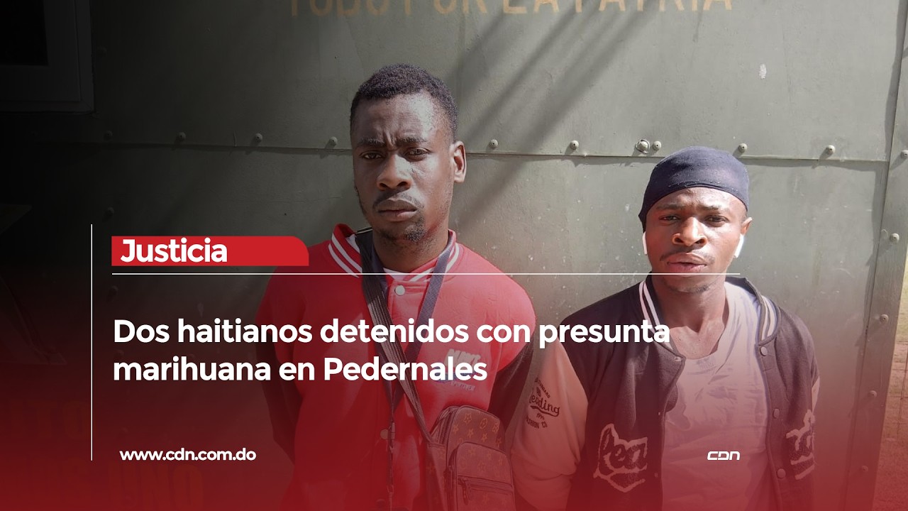 Ejército detiene a dos haitianos indocumentados con presunta marihuana en Pedernales
