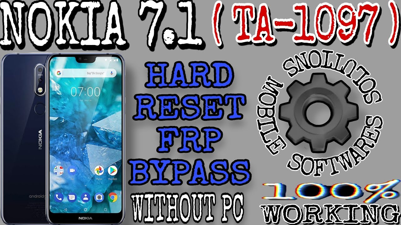 Nokia 7.1 Hard Reset | Nokia 7.1 Frp Bypass | TA-1097 | @mobilesoftwaressolutions476