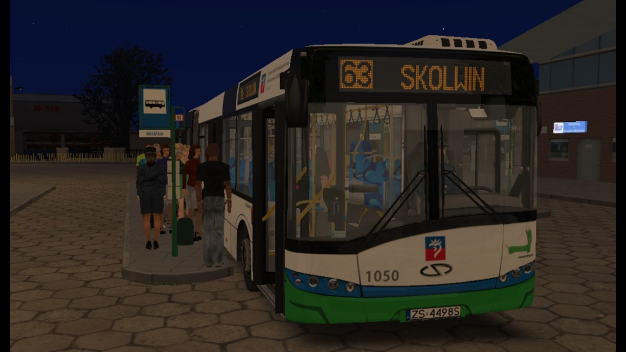 OMSI 2: Fikcyjny Szczecin - Solaris Urbino 18 III #1050 Linia 63