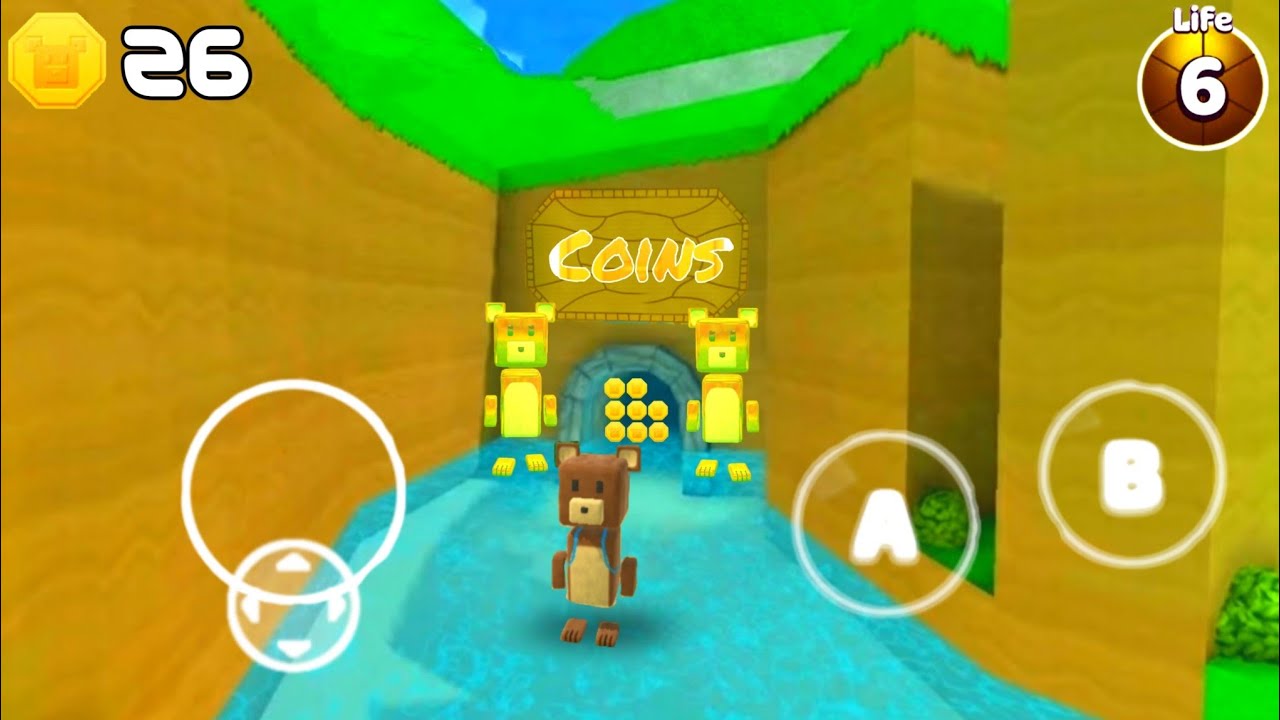 Many Coins is Found in All Village! Super Bear Adventure Game