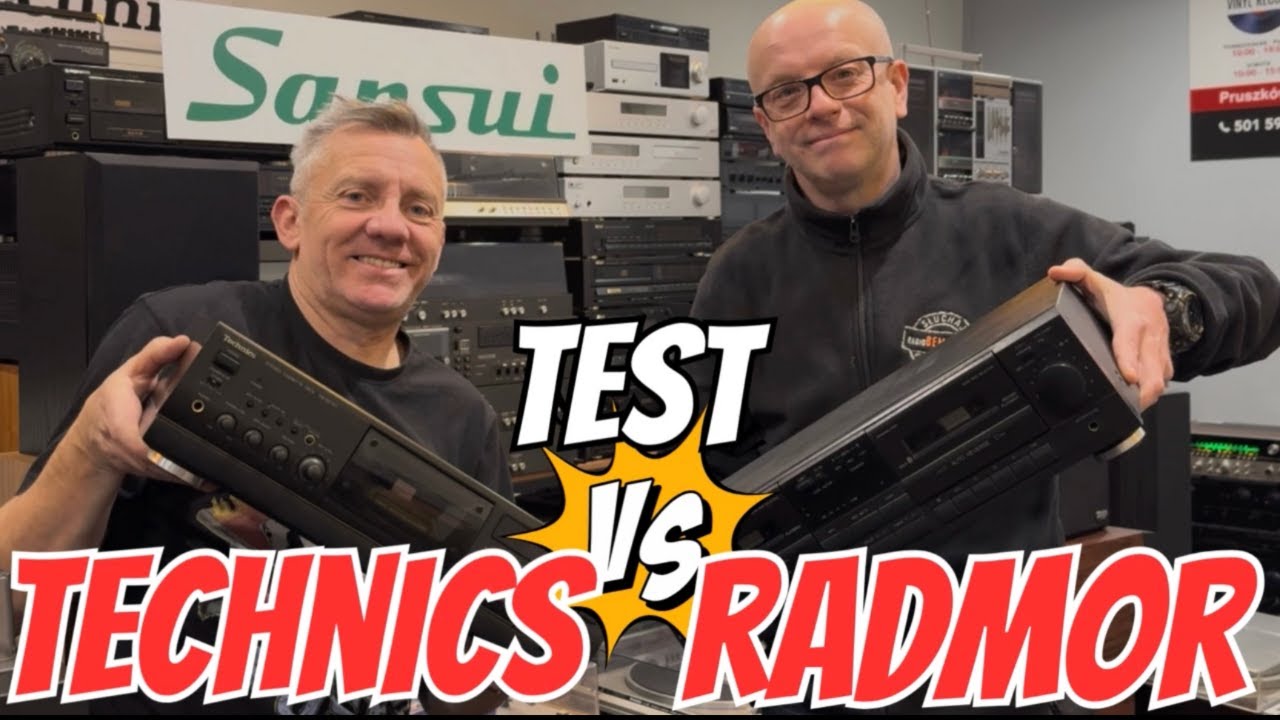 Radmor vs Technics - który wytrzymał próbę czasu?Kasetowy powrót do lat 90! #radmor #technics #deck