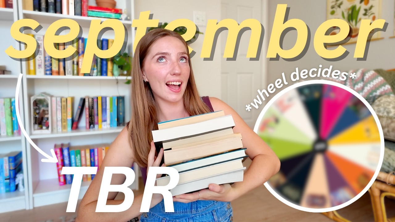 tbr wheel picks my SEPTEMBER reads 🍁🍂🫖 | cozy books, five star predictions, lots of genres & more! ✨
