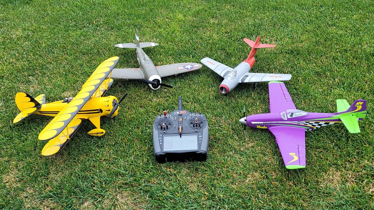 E-FLITE UMX CHRISTMAS! WE TEST FLY THE P51 VOODOO AND 3S P47!