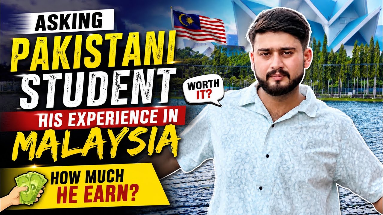 Asking a Pakistani Student About Life in Malaysia 🇲🇾 | Real Experience & Monthly Income