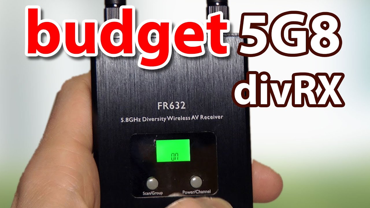 FR632 Diversity Video Receiver 5.8 Ghz Review (Budget tip)