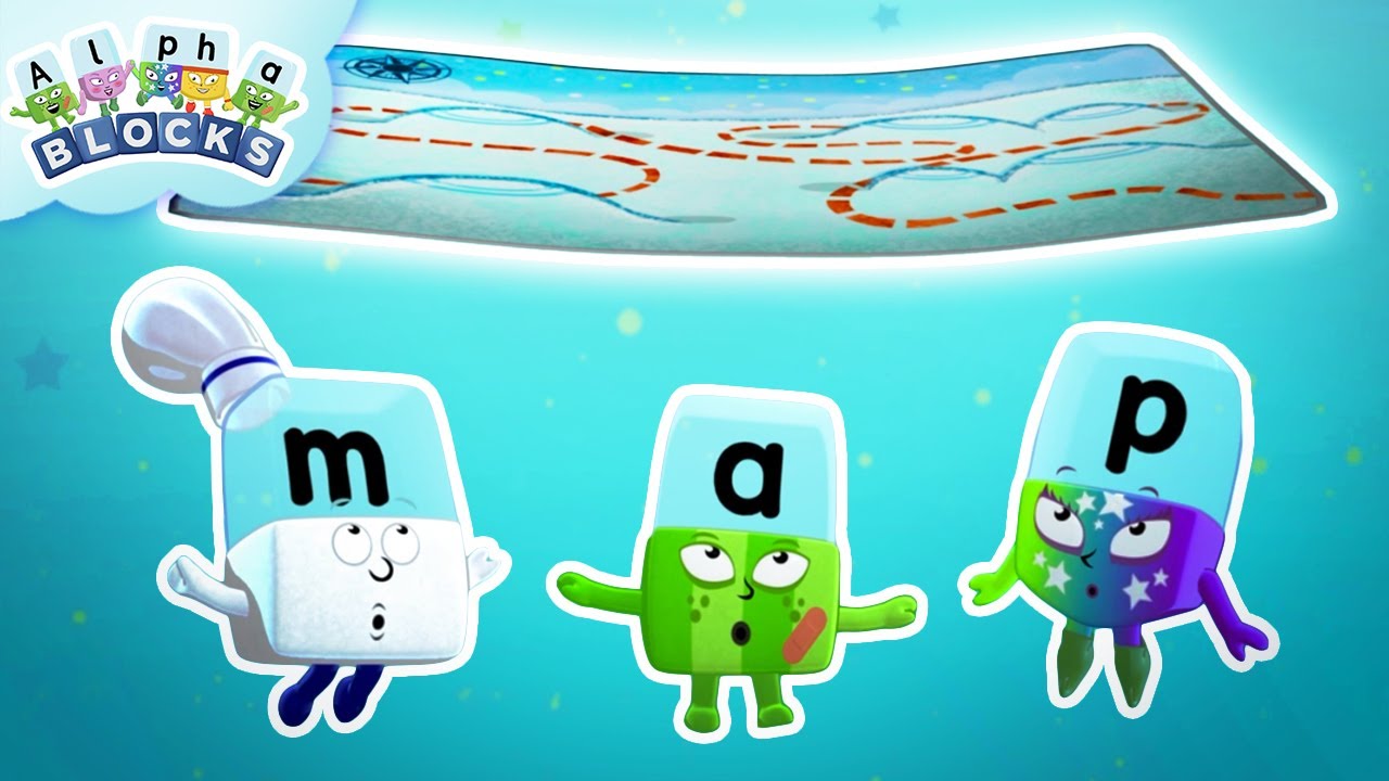 Your First Time Learning CVC Words 📚 | Learn to Read and Spell for Kids| Alphablocks
