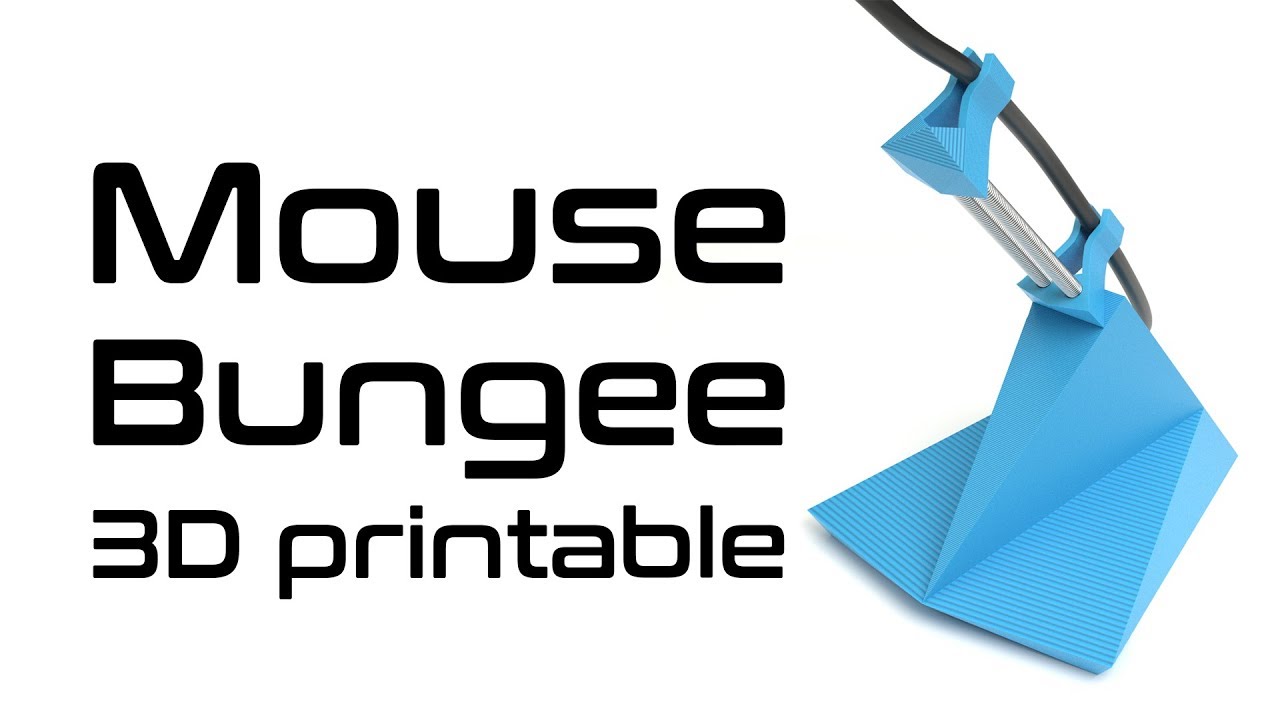 Mouse Bungee - 3D printable