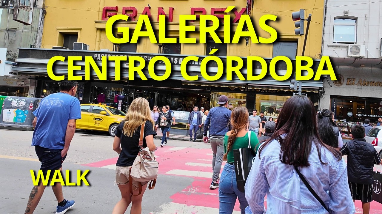 Así son las Galerías del Centro de Córdoba 🛍️🚶 | Walking Tour 4K Argentina