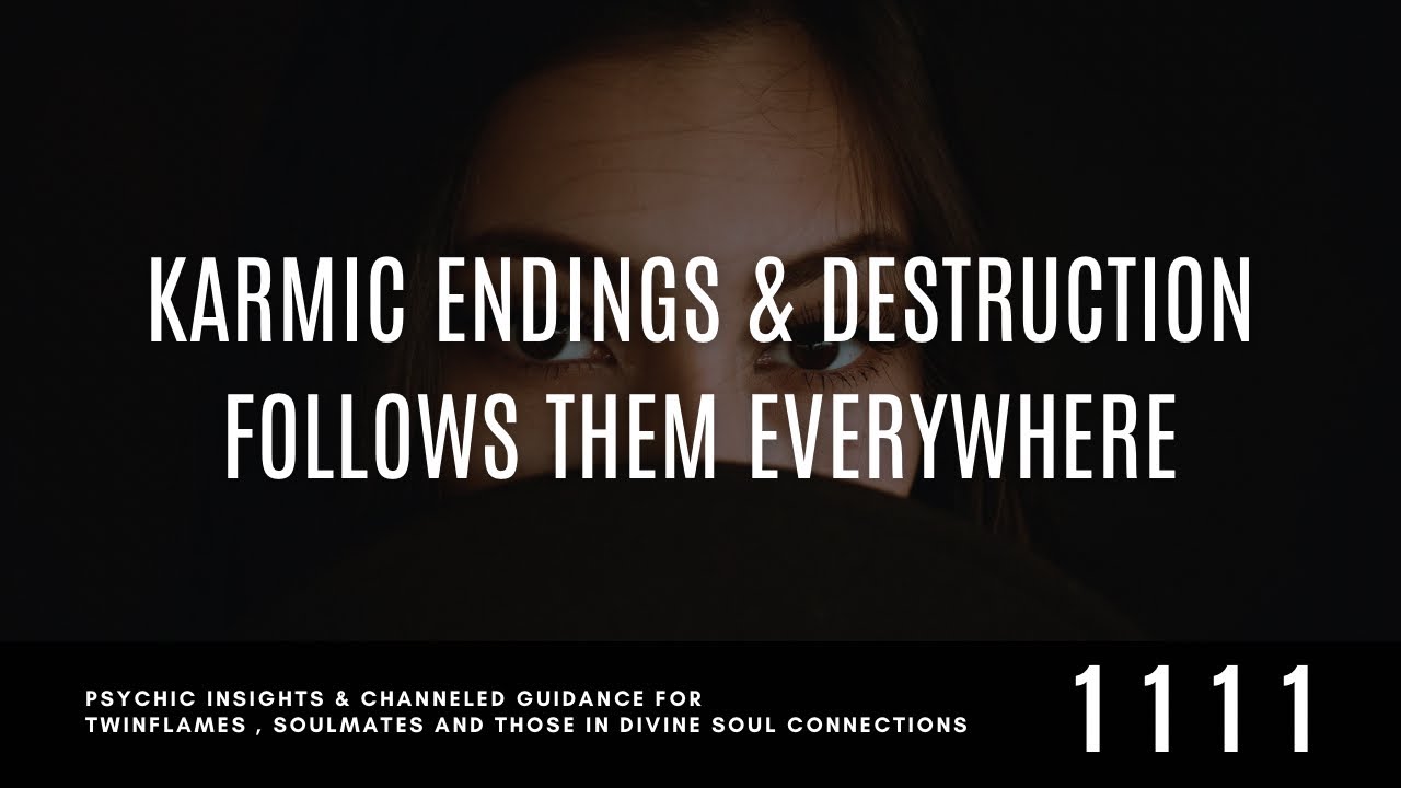 Karmic ENDINGS & HEARTBREAKS Won’t LEAVE Them Alone Now .