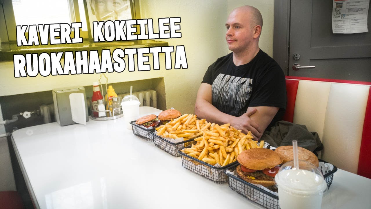 Suomen suurin hampurilaisannos haaste | Kaveri kokeilee ruokahaastetta