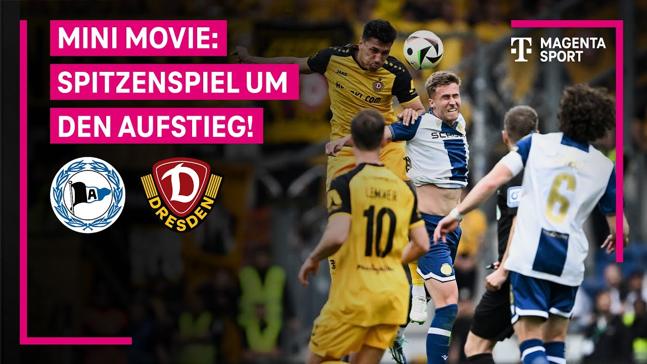 Mini Movie: DSC Arminia Bielefeld - SG Dynamo Dresden | 3. Liga | MAGENTA SPORT
