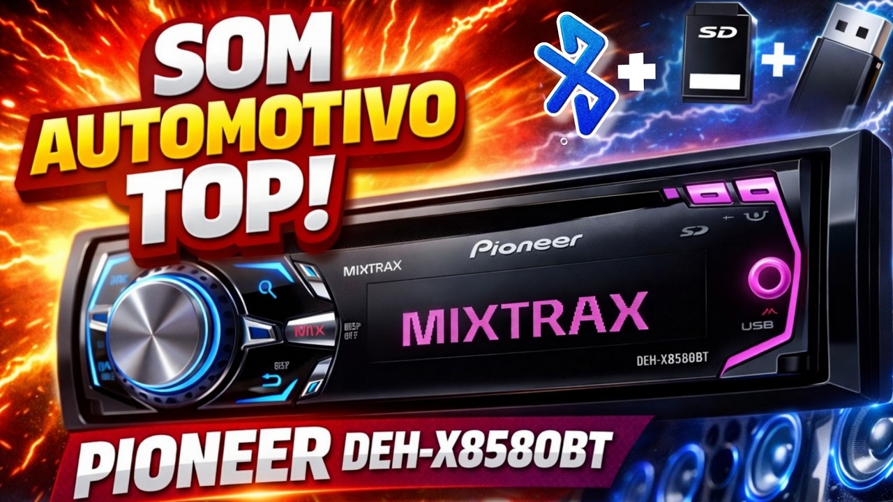 PIONEER DEH-X8580BT TESTE E CARACTERÍSTICAS