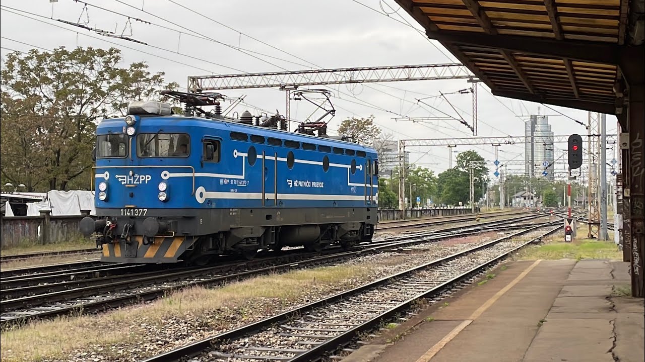 Vlakovi na Glavnom kolodvoru///Trains in Zagreb Glavni kolodvor, May 2023.
