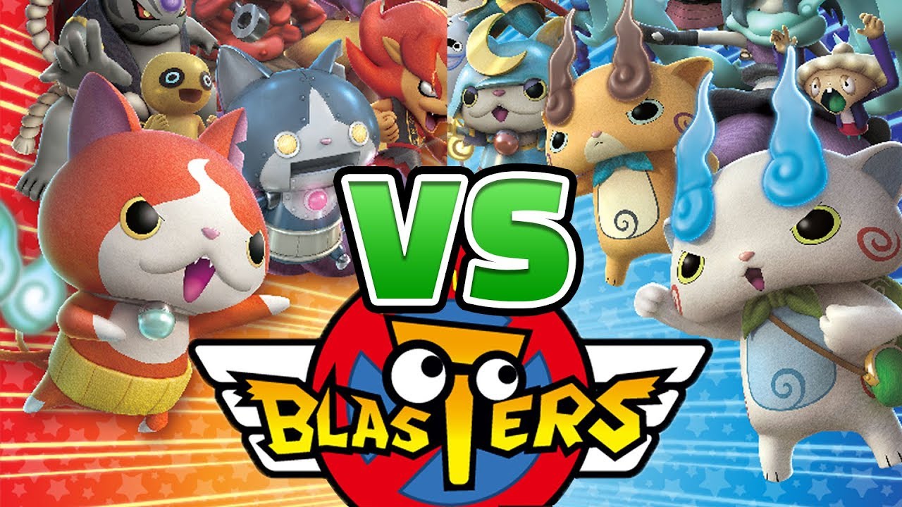 Yo-kai Watch Blasters — Red Cat Corps VS. White Dog Squad! ALL Version Differences/Exclusive Yo-kai!