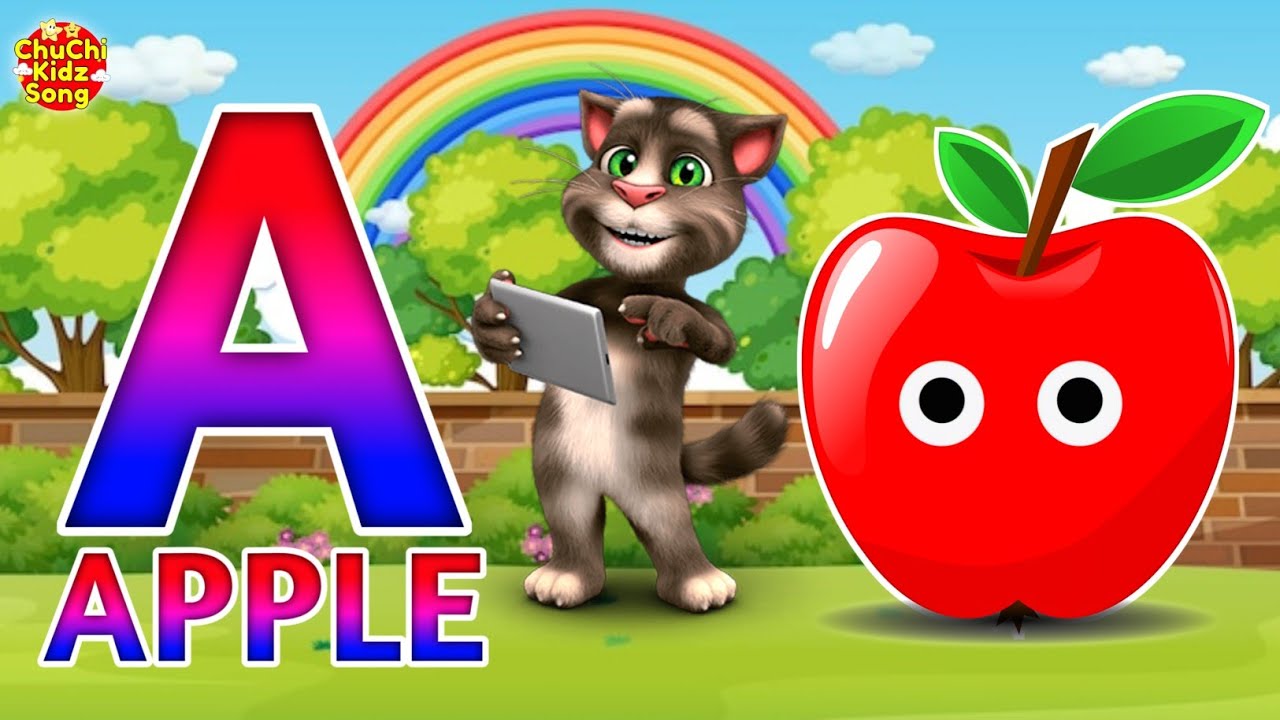 Песенка про алфавит - Алфавит - ABC и 123 - A для яблока 🍎 - Фонетика - Детские песни и стишки дл...